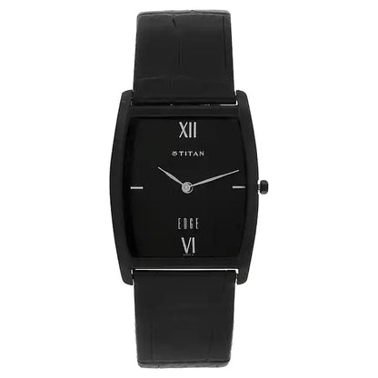 Titan Edge Analog Black Dial Men's Watch-NN1044NL01/NP1044NL01