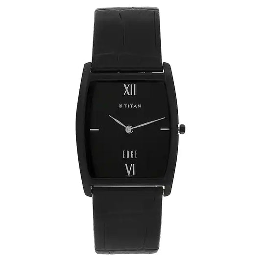 Titan Edge Analog Black Dial Men's Watch-NN1044NL01/NP1044NL01