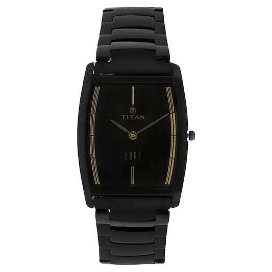 Titan Edge Analog Black Dial Men's Watch-NN1044NM01/NP1044NM01