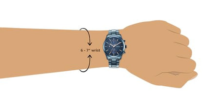 Titan Neo Splash Quartz Multifunction Midnight Blue Dial Metallic Blue- image 3