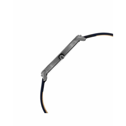 Titan Edge Quartz Analog Blue Dial Leather Strap Watch for Men-NS1843QL- image 3