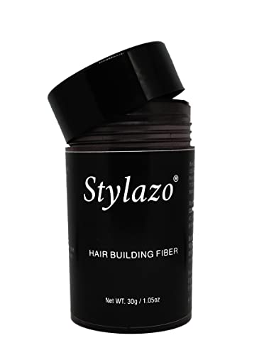 Stylazo Hair Building Fiber Powder Thickening Fibers Hair Loss Treatment 30 gram (Dark Brown)