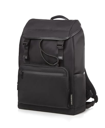 Samsonite Red Ellewood Flap Backpack 32 Cms Black Nylon Premium Casual- image 8