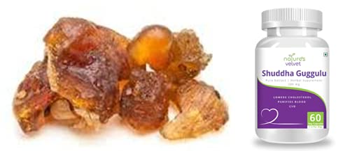 Natures Velvet Pure Extract Shuddha Guggulu 500mg - 60 Capsules- image 2