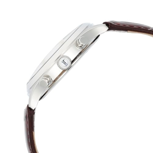 Titan Sapphire Multifunction Quartz Analog with Day and Date White Dial- image 6