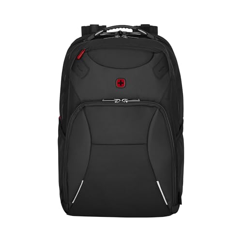 WENGER Cosmic 17" Laptop Backpack, Black, 30 Litres, Swiss Designed, 653187