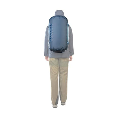 Tatonka Unisex-Adult Durable Travel Bag with Stowable Backpack Shoulder Straps, Elemental Blue, 45 L, Durable Travel Bag With Stowable Backpack Shoulder Straps