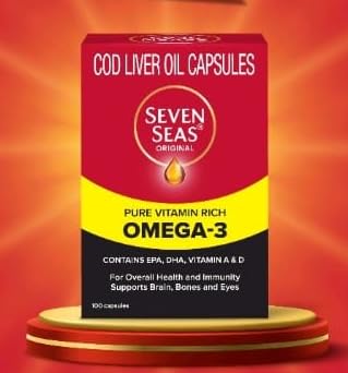 SevenSeas Original Cod liver Oil Capsules - 500 capsules