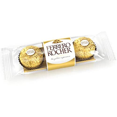 Ferrero Rocher Milk Chocolate Pralines Treat Pack, 1.31 Oz, 37 G, 16 Pack.