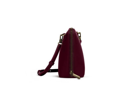 DailyObjects Trapeze Sling Crossbody Bag for Women and Latest Stylish Zip Wallet Purses for Women's, Girls | Durable Vegan Leather | Ladies Mobile Sling Bag | Zipper Closure | Made in India (Combo)