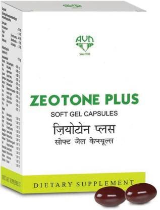 AVN Zeotone Plus Soft Gel Capsules (Pack of 1) (60 Capsules)