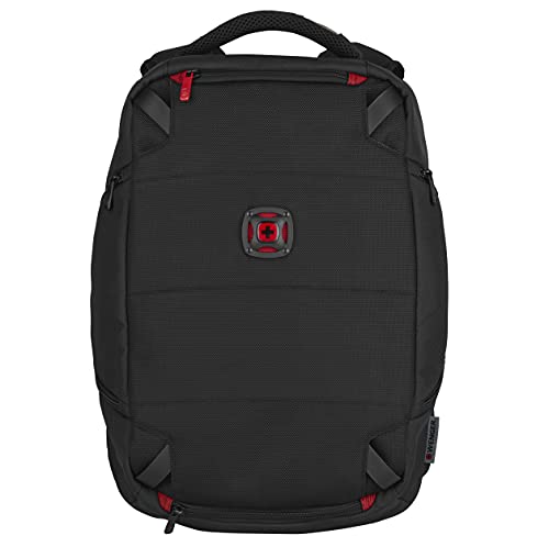 WENGER WEEKEND LIFESTYLE TECHPACK 14 Inch Laptop Backpack with Tablet Pocket, customizable padded dividers, built in rain cover (12 Litre), Swiss designed, 606488