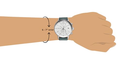 Titan Infinity Display Quartz Chronograph with Date Silver Dial Dark Te- image 2