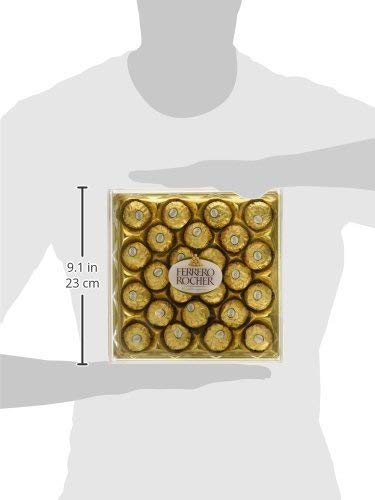 Ferrero Rocher (Pack of 24 Pieces), 300grams with 2 Pcs Diwali Special Handmade DIYAS
