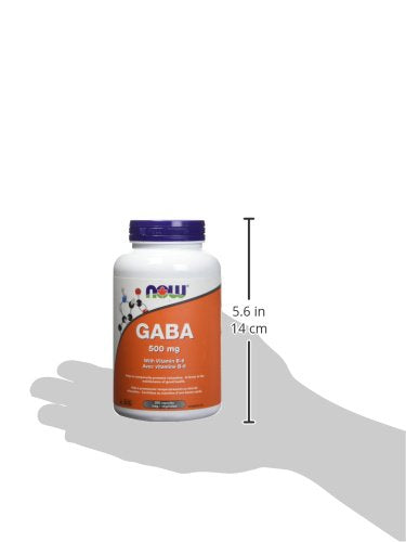 Now Foods Gaba 500Mg + B-6 200Vcap- image 3