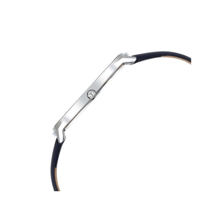 Titan Edge Baseline Grey Dial Analog Leather Strap Watch for Men-NS1843- image 4