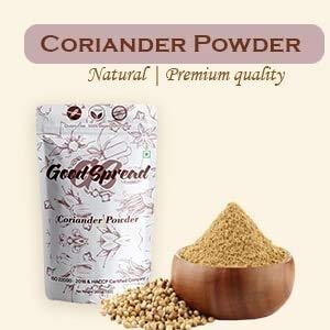 GoodSpread Organically Grown Hand Grounded Coriander (Dhaniya) Powder: 200gm - Handpicked and Ground to Perfection Immerse Your Taste Buds in Pure Bliss
