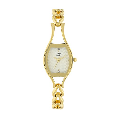 Titan Metal Raga Analog Multi-Color Dial Women's Watch-Nm2331Ym02 / Nl2331Ym02/Nn2331Ym02, Band Color:Gold