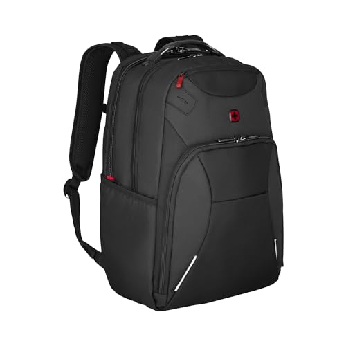 WENGER Cosmic 17" Laptop Backpack, Black, 30 Litres, Swiss Designed, 653187