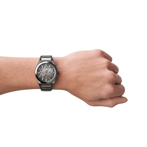 Fossil Everett Analog Gray Dial Men's Stainless Steel Watch-Me3206
