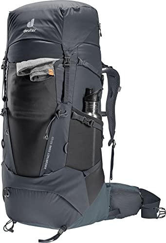 DEUTER Unisex Aircontact Core 50+10 Hiking & Trekking Rucksack Bag, Black