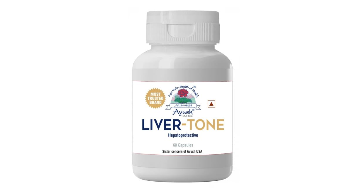 Ayush Herbs Livertone 1 * 60 Caps Brown