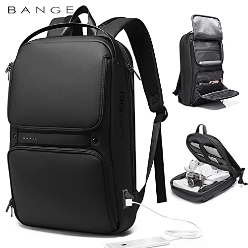 BANGE Water Resistant Anti-Theft Unisex Travel Laptop Backpack With Usb- image 3