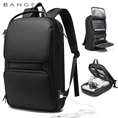 BANGE Water Resistant Anti-Theft Unisex Travel Laptop Backpack With Usb- image 3