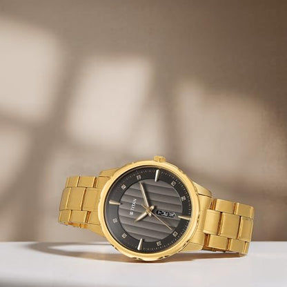 Titan Regalia Opulent Analog with Day and Date Black Dial Watch for Men- image 8