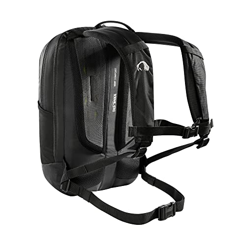 Tatonka Server Pack 22, Practical laptop backpack with many compartments, Vent Comfort Carrying System, Black
