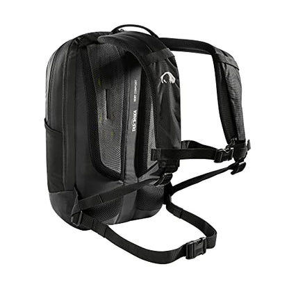 Tatonka Server Pack 22, Practical laptop backpack with many compartments, Vent Comfort Carrying System, Black