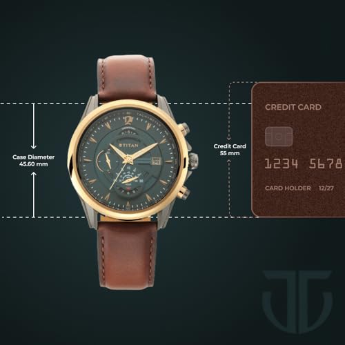 Titan Maritime Analog Green Dial Men's Watch NM1830KL02/NN1830KL02/NP18- image 6