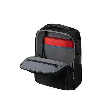 Samsonite Evosight 14.1 inch Laptop Compatibility 95% RECYCLED PET 5% PU Backpack for Office in Black
