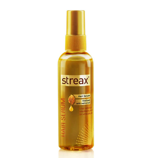 Streax Hair Serum-200 ml Vitalized with Walnut Oil, For Hair Smoothening & Shine, For Dry & Frizzy Hair