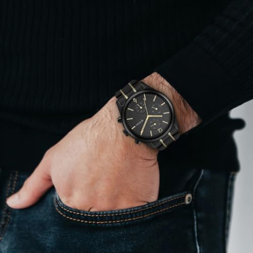 Titan Classique Quartz Analog Black Dial Two Toned Black and Gold Stain- image 8