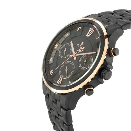 Titan Grandmaster Analog Black Dial Men's Watch NM1787KM02/NN1787KM02/N- image 4