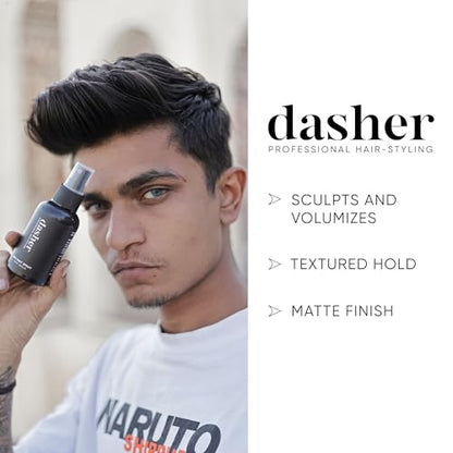 Dasher Sea Salt Spray (100 Ml) (Frozz) Hair Volume, Texture, Smooth Hair With Bhringraj, Vitamin E - Hair Styling, Pack of 1