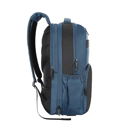 American Tourister Segno 2.0 Polyester Unisex 5 Compartment Laptop Backpack (Blue, FREE SIZE)