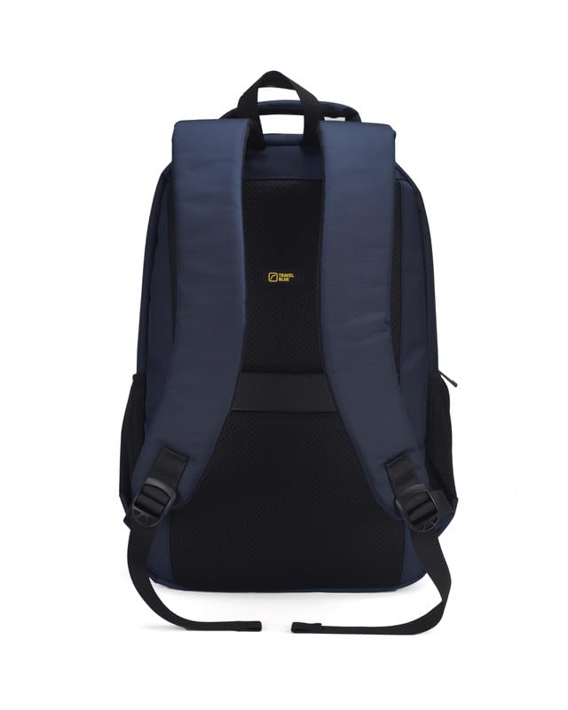 Travel Blue Elite Executive 15.4 Inches laptop Compartment, 23 L Casual Backpack,Organizer Pocket for Men Women Boys Girls Navy Blue