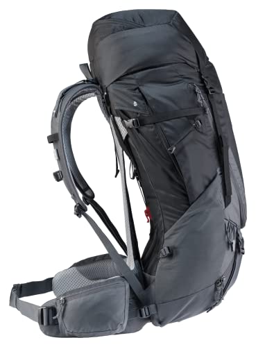 DEUTER Unisex Futura Air Trek 50 + 10L Hiking & Trekking Rucksack Bag, Black