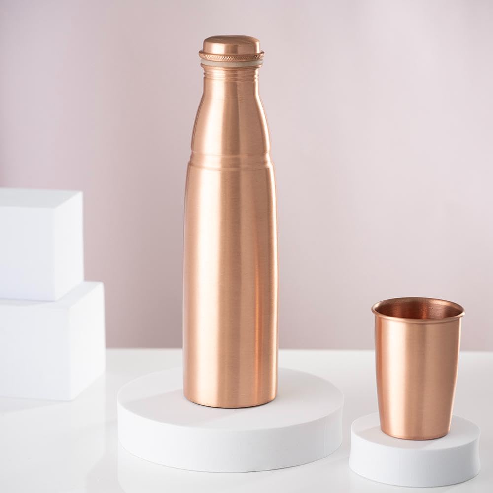 Wakefit Tahoe Copper Bottle with Tumbler