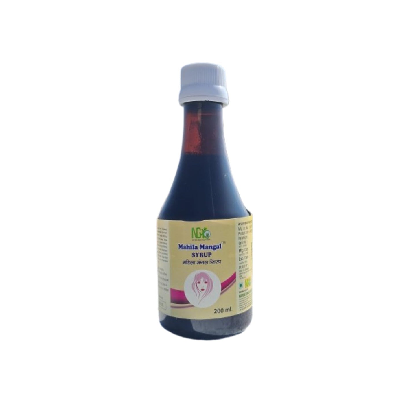 Nature Grace Health Care Mahila Mangal Syrup for Ayurvedic Uterine Tonic | Herbal Supplement for Hormonal Balance | Irregular Periods, PCOS/PCOD Women Herbal Tonic- 200ml, Pack of 1