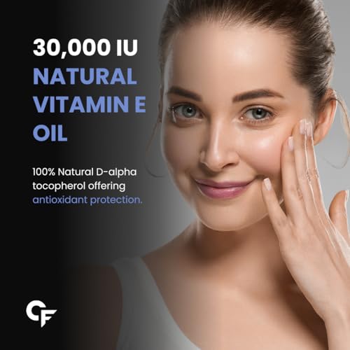 Carbamide Forte Vitamin E Oil 30000 IU - 100% Natural Vitamin E Oil - Pharma Grade & Tested for Purity - 30ml