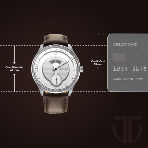 Titan Regalia Quartet Silver Dial Analog Stainless Steel Strap Watch fo- image 6