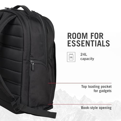 Victorinox Swiss Designed Altmont Professional Essential Laptop Backpack, 24 Litres Black (602154)