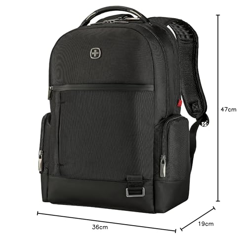 WENGER, Reload 15.6 Inches Laptop Backpack, 25 liters, Black, 612341, Travel Bag