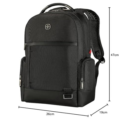 WENGER, Reload 15.6 Inches Laptop Backpack, 25 liters, Black, 612341, Travel Bag