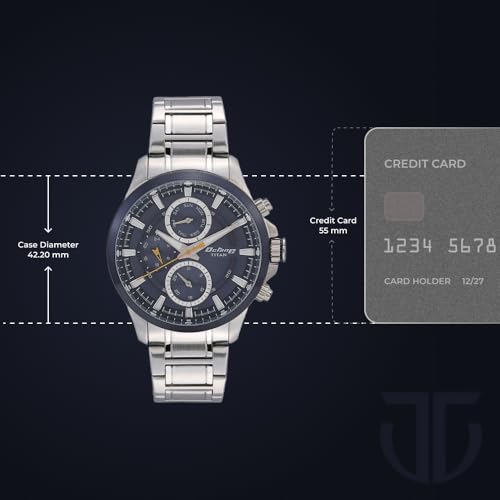 Titan Octane Active Analog Blue Dial Men's Watch NM90104KM01/NN90104KM0- image 7