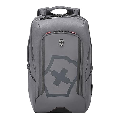 Victorinox Swiss Designed Bag, Touring 2.0, Traveler Backpack (41 Litres), 17 Inch Laptop Compartment, Stone Grey (612119) | Business Travel Bag For Men