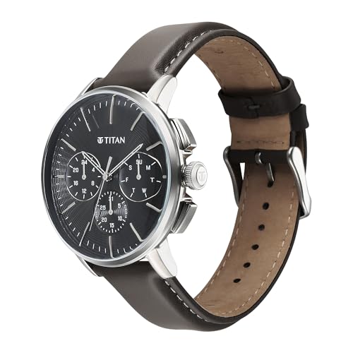 Titan Analog Anthracite Dial Men's Watch-90200SL02- image 8